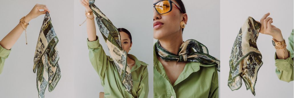 How to Wear a Silk Scarf the French Way