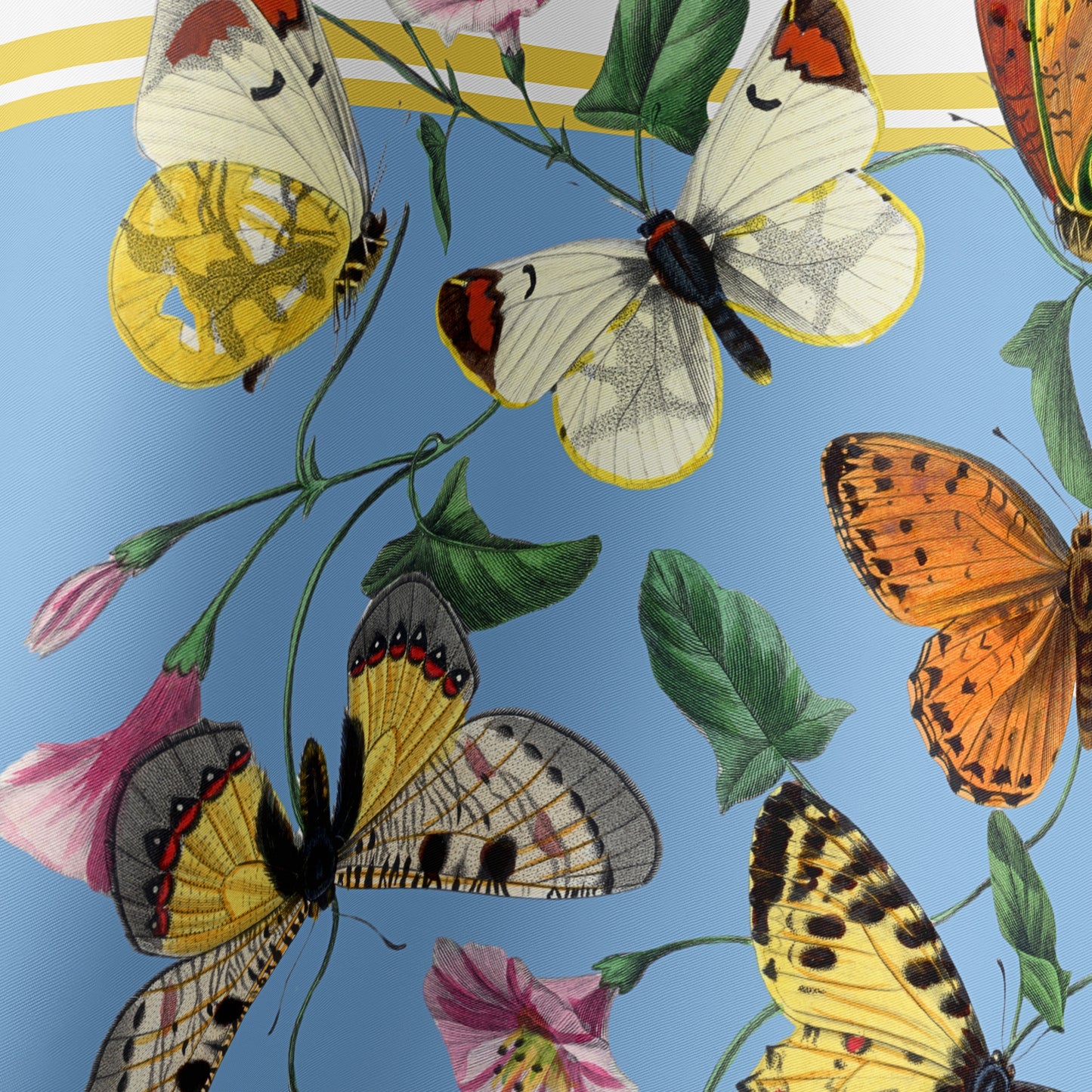 The Butterfly Escape Silk Square Scarf