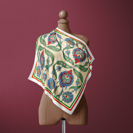 Arabesk Silk Square Scarf