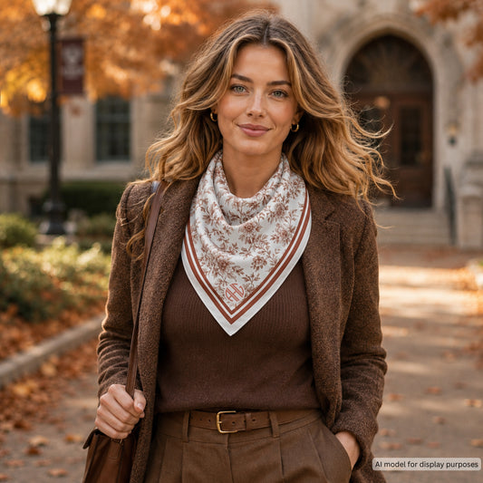 Custom Monogram Scarf - Fall 2026 Edition
