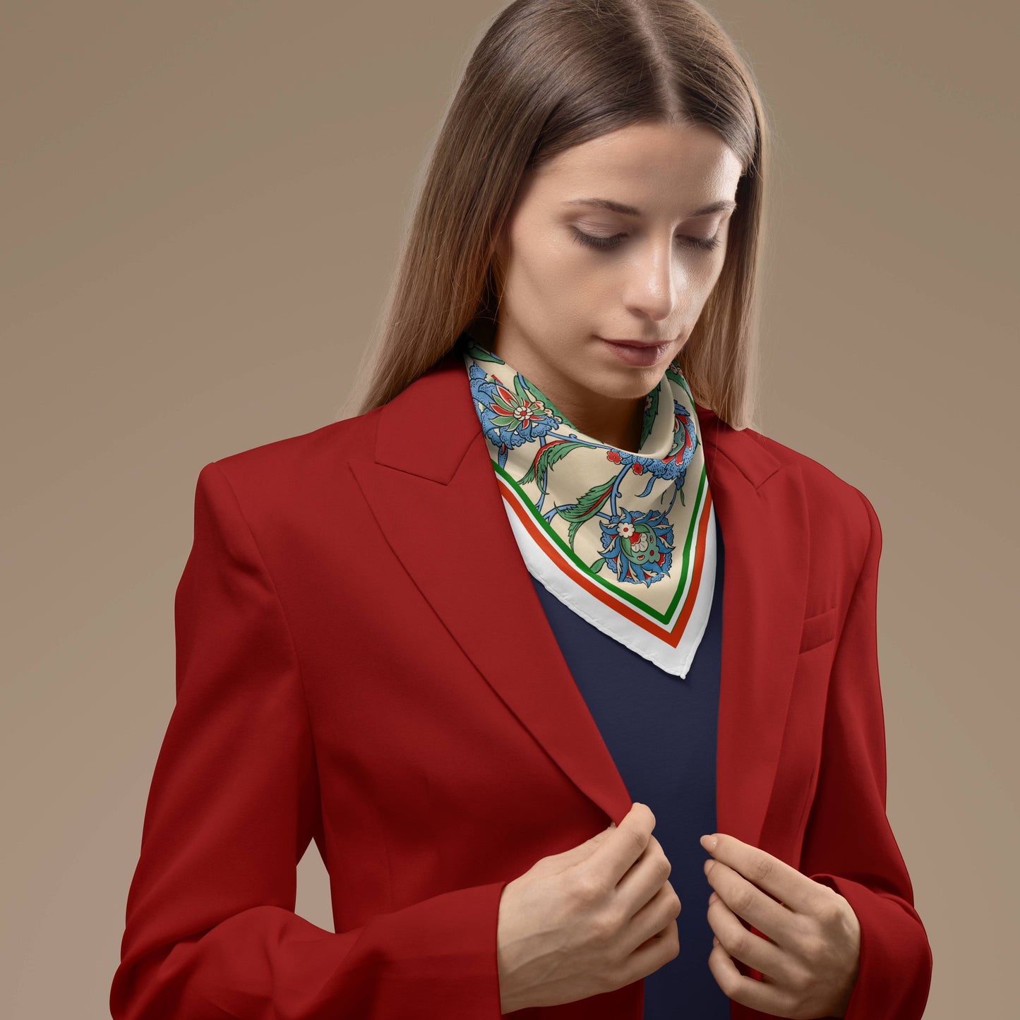 Arabesk Silk Square Scarf